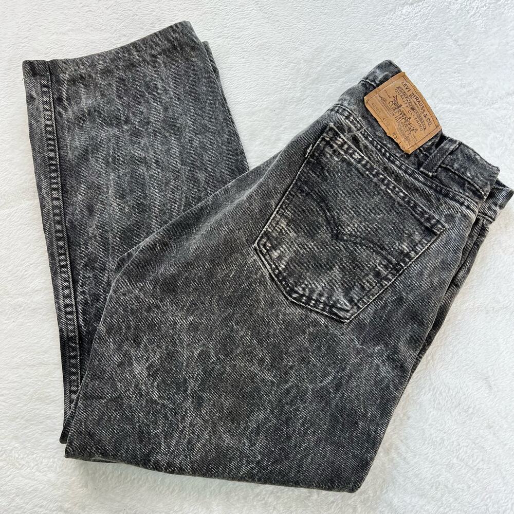 Levi's Black Stonewash Vintage Men's Jeans Size 34X24